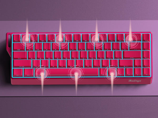 bluetooth gaming keyboard mechanical keyboard 60 percent keyboard wireless