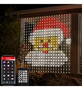 DealBeta Smart Curtain Lights Plug in, 400 LED Curtain Fairy Lights 6.6Ft x 6.6Ft with App & Remo...