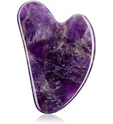 rosenice Gua Sha Facial Tools Natural Gua Sha Scraping Massage Tool for Your Skincare Routine Purple