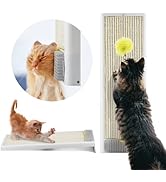 SVD.PET Cat Scratching Post, Cat Scratching Board, Kitten Scratcher w/ Replaceable Natural sisal ...