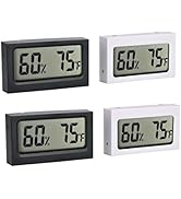 Monitor Digital Indoor Hygrometer with LCD Display Temperature Gauge Humidity Meter for Home or G...