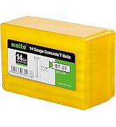 meite 14 Gauge Concrete T Nails for Pneumatic Concrete Nailer Gun - 1-1/4