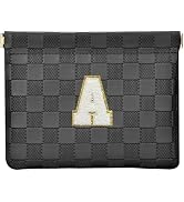 HIGH FIT Leather Pocket Cosmetic Bag for Purse,Initial Makeup Bag Lipstick Cosmetic Accessories O...