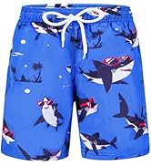 SPTRAMLE Boys Swim Trunks Toddler Board Shorts Boys Swim Shorts for Toddler Kids Boy 3-14 Years