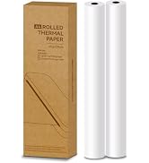 Thermal Printer Paper 8.5 x 11 Inch, 25 Sheets US Letter Size Thermal Paper, Compatible with A42 ...