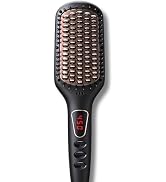 MEGAWISE Pro Ceramic Ionic Hair Straightener Brush for Home Salon | MCH Fast 20s Heating Tech wit...