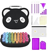 ZORETCO Diamond Painting Storage Containers,60 Slots Diamond Painting Kits,5D Diamond Painting Ac...