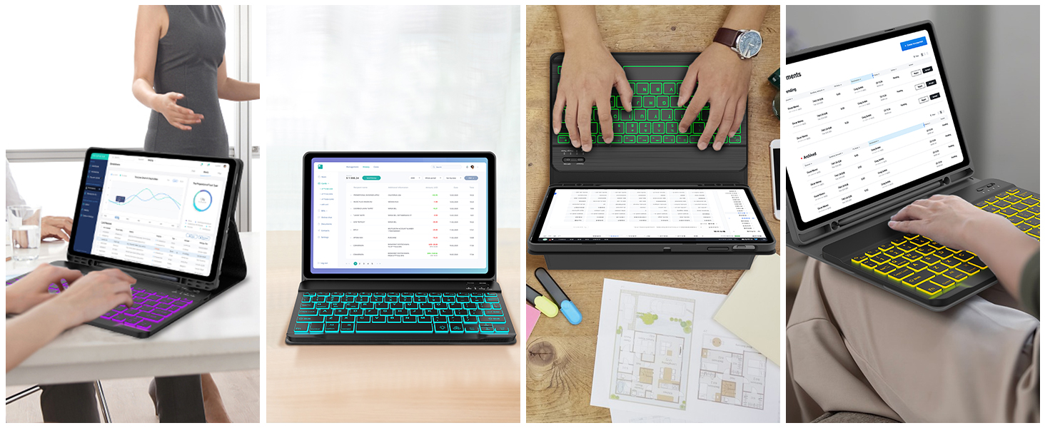 Backlit Keyboard Case for Fire Max 11 inch, Keyboard Case for Fire Max 11 inch 2023