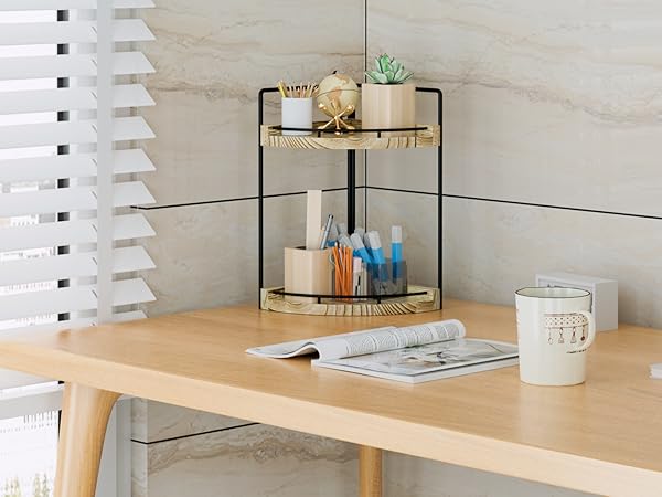 corner bathroom counter organizer