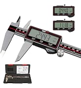 GemRed Wireless Digital Caliper, 12 inch Stainless Steel Measuring Tool with Data Output, Inch/MM...