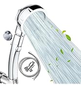 Nosame High Pressure Shower Head with Hose and Bracket, RV Handheld Showerheads Sprayer Water Sav...