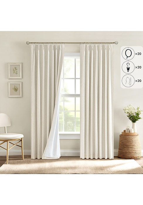 pinch pleat
