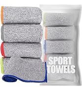 Vnoss Microfiber Quick Dry Gym Towel, Lint Free Odor-Free Absorbent Fiber, Fast Drying, Men & Wom...