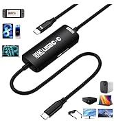 Guermok USB-C to AR Adapter, 8K@30Hz / 4K@144Hz / 1080P@240Hz, 3.93ft USB C to USBC Video Cable w...