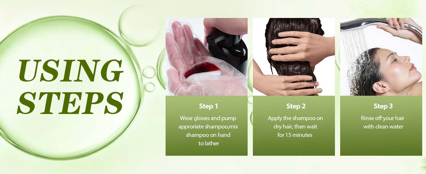 hair dye shampoo