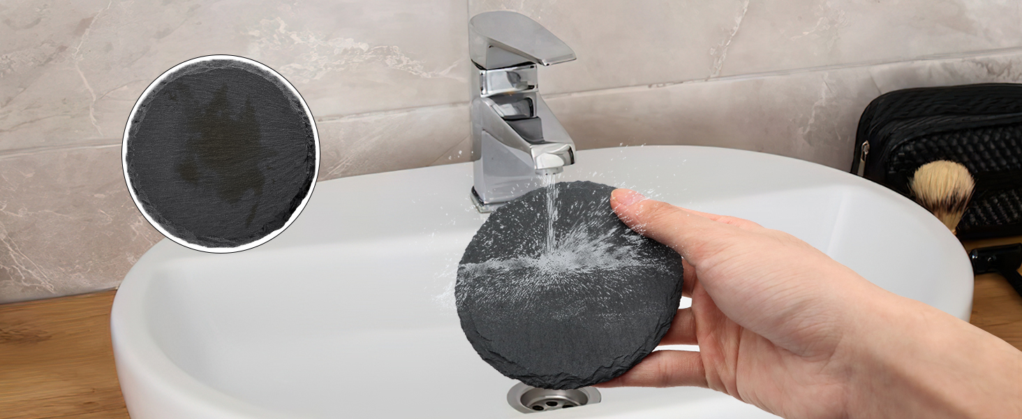round slate coasters