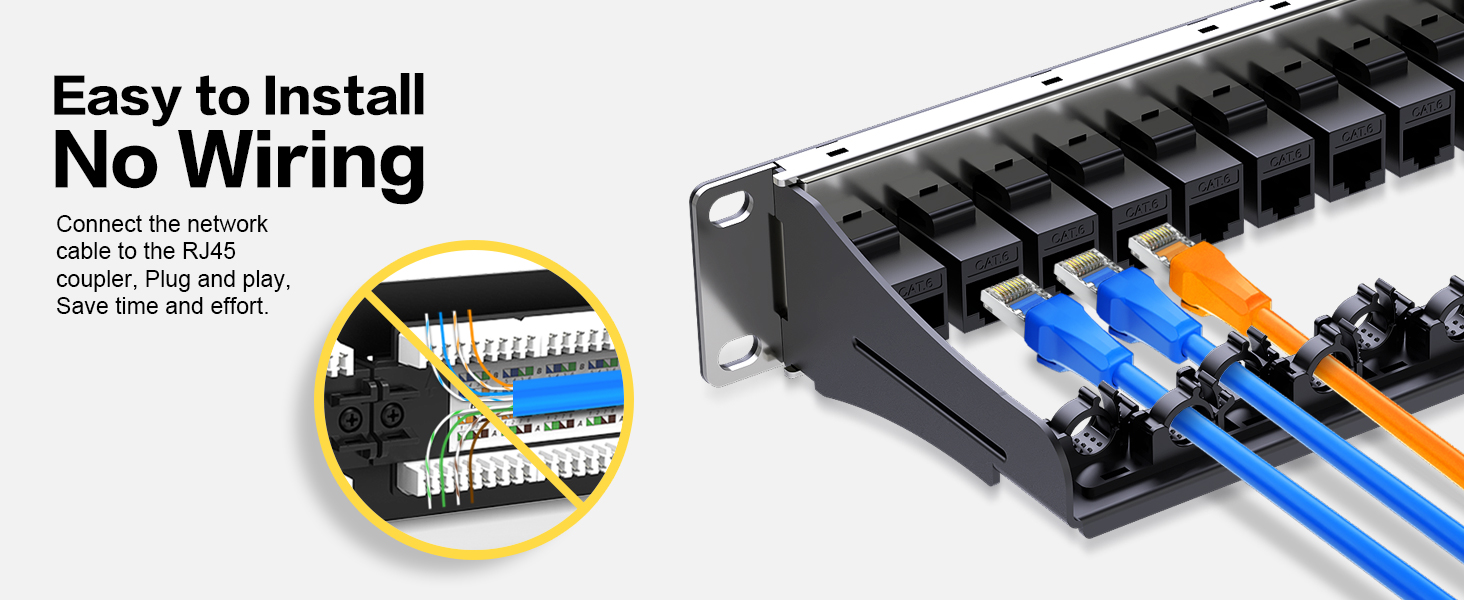 cat6 keystone patch panel
