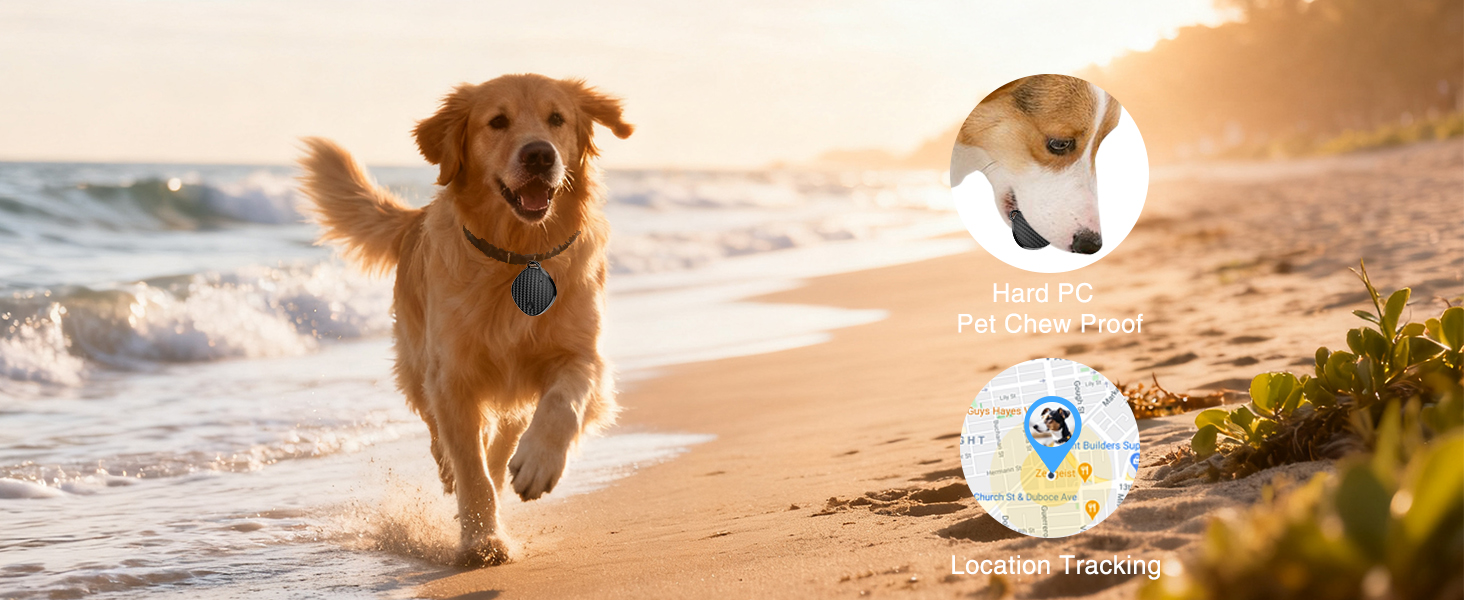 Waterproof & Chew-Resistant Pet Tracker