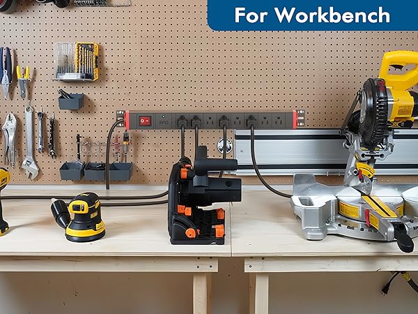 garage power strip wall mount