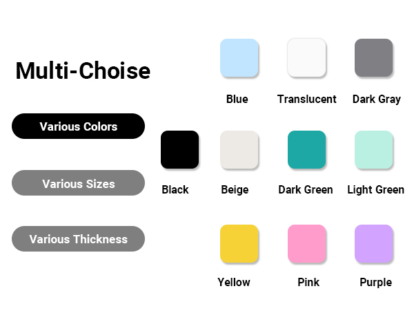 various colors