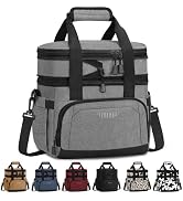 Vankor Lunch Box for Men Women, Large Double Layer Insulated Lunch Bag Tote Expandable Leakproof ...