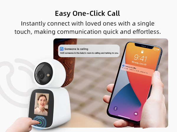 Two way video calling camera