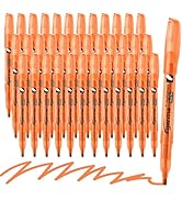 Cgerma Orange Highlighters, 36 Pack, Chisel Tip Highlighter Pack, Quickly Drying, Perfect for Stu...