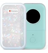 Phomemo D30 Label Maker Case - Iridescent Silicone Cover, Shockproof & Anti-Scratch, Soft Grip, P...