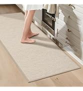 LEKEEPGO Kitchen Mats for Floor 17"x59", Absorbent Kitchen Rugs and Mats for Floor, Non Slip Kitc...