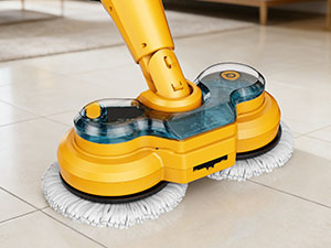 Battery Electric Mop with 450ML removable Water Tank