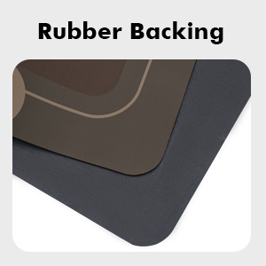 Absorbent Bath Mat Brown