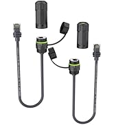 CAMWAY 2Pack Ethernet Adapter for Starlink MINI/Starlink Gen 3 - IP68 Waterproof Starlink SPX to ...