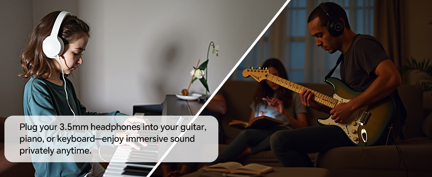For playing guitar and other instruments