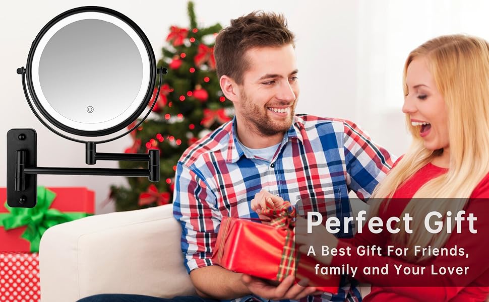 WALL MOUNTED MAGNIFYING MIRROR IS A WONDERFUL GIFT