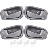 FAERSI 4Pcs Inside Interior Door Handles Front Rear Driver & Passenger Side Replacements for 1998...