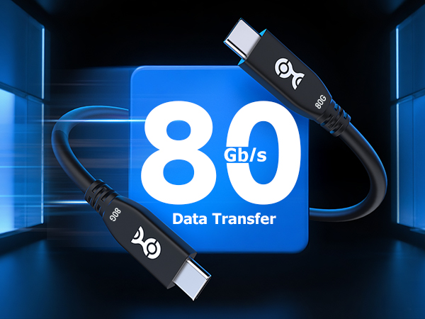 Cable Matters USB4 cable with 240W power delivery for high-performance devices