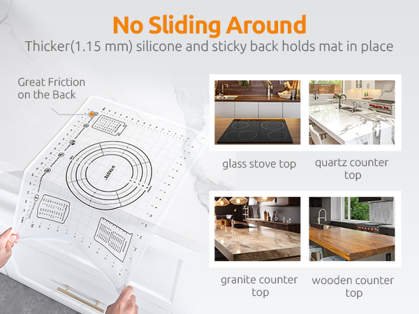 dough rolling mat