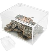 Apatal Acrylic Tarantula Enclosure Box Small Reptile Terrarium 4x3.3x2.4in Transparent Sling Cage...