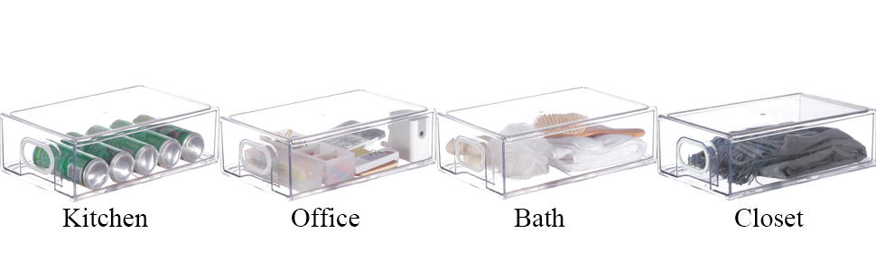 white refrigerator organizer bins2