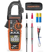 Inrush Clamp Meter, CM06Pro Clamp Multimeter 6000 Counts 1000A,POROMETISTO | T-RMS Amp Meter with...