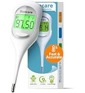 Boncare 9 Seconds Basal Body Thermometer for Ovulation, Oral Thermometer for Adults and Kids - Ac...