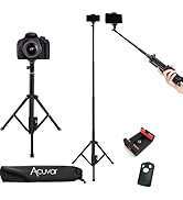 Acuvar 54" Inch Aluminum Extendable Monopod Tripod/Selfie Stick with Universal Smartphone Mount +...
