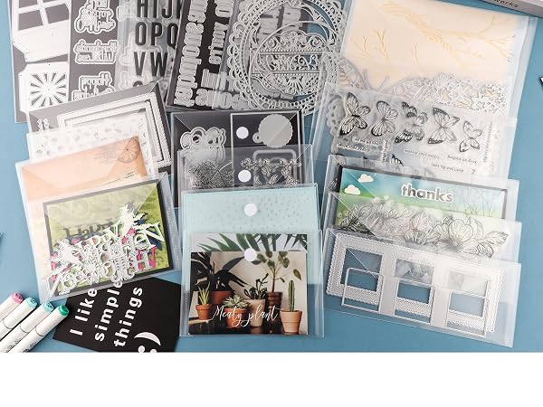 Magnetic Die Storage, Stamp and Die Storage Pockets