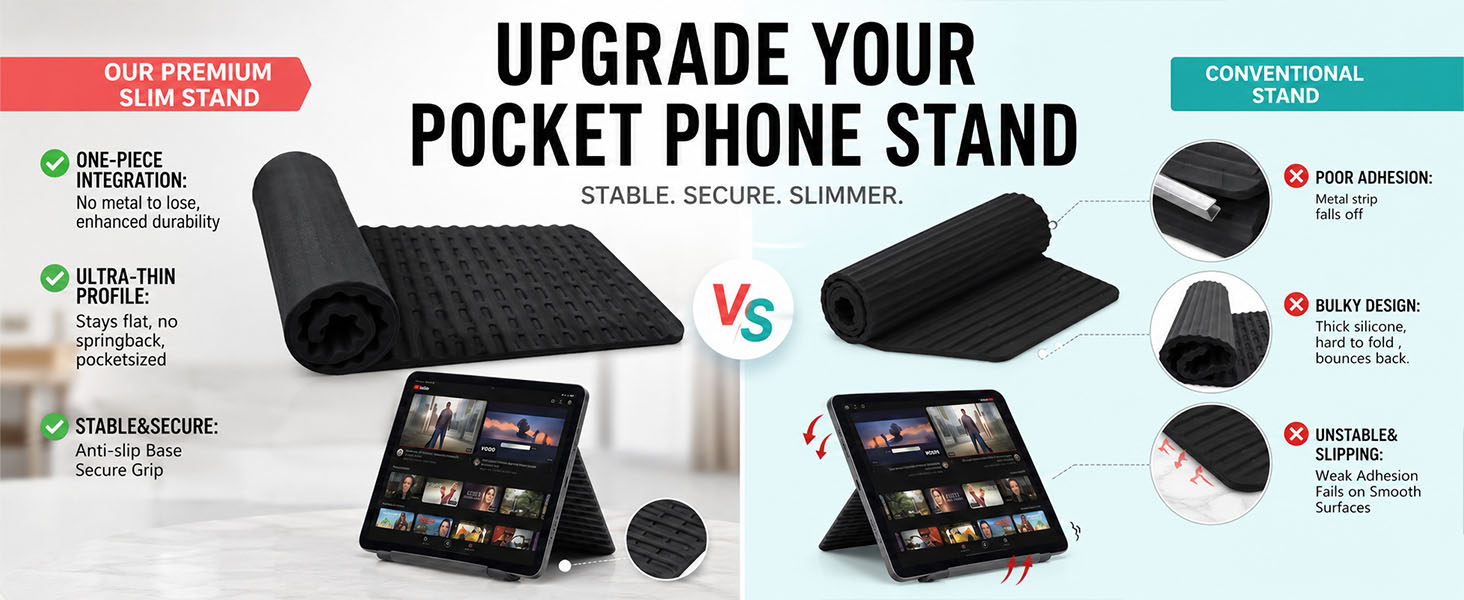 Foldable Silicone Phone Holder