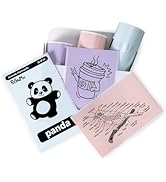 Memoking T02 / M02X / M02L Sticker Paper - Pink/Light Green/Purple Sticky T02 Mini Printer Sticke...