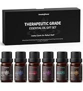 AMAZING FLOWER Hotel Scent Diffuser Oils, Fragrance Oils Set, 10mL | 0.34 Fl Oz x 6