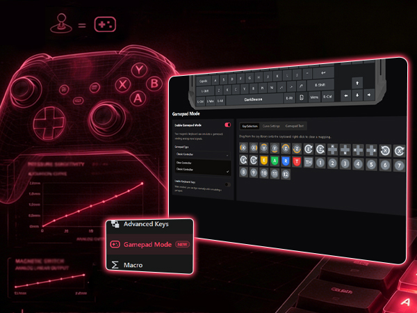 keyboard gamepad mode