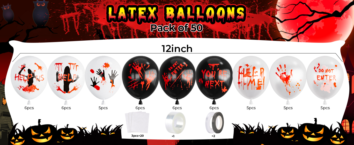 halloween balloons
