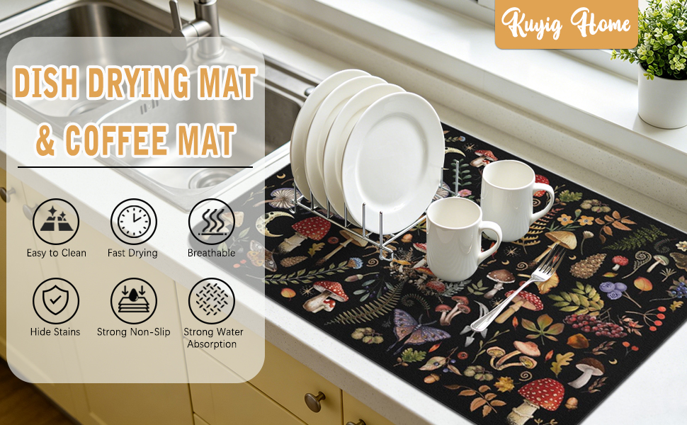 dish drying mat