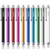 STYLUSHOME 10Pack Stylus Pens for Touch Screens, Fiber Tip for ipad iPhone | Stylists Pens For An...